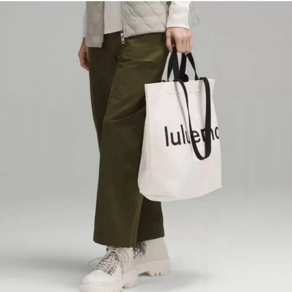 Lululemon Double-Handle Canvas Tote - Picture 3 of 9